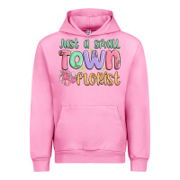 Fuchsia Pink just a small town florist Urban Hoodie - MaliasSmallBusiness