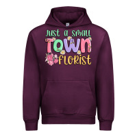 Mauve Wine just a small town florist Urban Hoodie - MaliasSmallBusiness