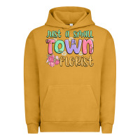 Pigment Peanut Butter just a small town florist Urban Hoodie - MaliasSmallBusiness