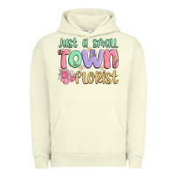 Pigment Pistachio just a small town florist Urban Hoodie - MaliasSmallBusiness