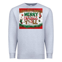 Heather Grey merry christmas y'all tumbler Premium Sweatshirt - BundleAndBundleShop