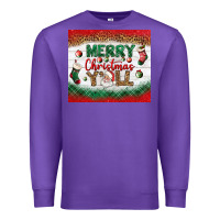Purple merry christmas y'all tumbler Premium Sweatshirt - BundleAndBundleShop