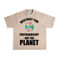 French Oak Destroy the patriarchy not the planet Urban Heavy Tee - Bettercallsaul