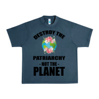 Midnight Navy Destroy the patriarchy not the planet Urban Heavy Tee - Bettercallsaul