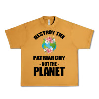Peanut Butter Destroy the patriarchy not the planet Urban Heavy Tee - Bettercallsaul