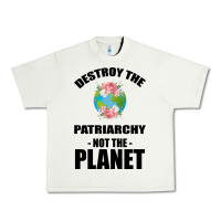 Pistachio Destroy the patriarchy not the planet Urban Heavy Tee - Bettercallsaul