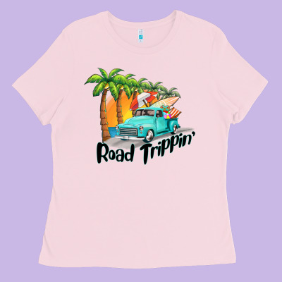 Road Trippin Ladies Tee Designed By Barkaloodesign