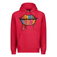 Cardinal summer vibes lips Premium Hoodie - Jasminsmagicworld