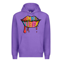 Purple summer vibes lips Premium Hoodie - Jasminsmagicworld