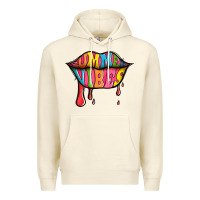 Sandshell summer vibes lips Premium Hoodie - Jasminsmagicworld