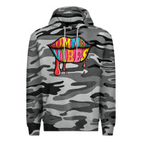 Slate Camo summer vibes lips Premium Hoodie - Jasminsmagicworld