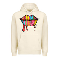 Tofu summer vibes lips Premium Hoodie - Jasminsmagicworld