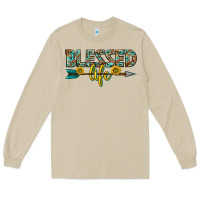 Mushroom blessed life western Long Sleeve Tee - texasbilliewilder