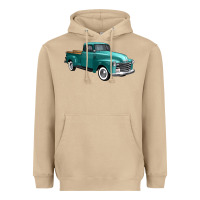 Mushroom western truck 34 view Heavyweight Hoodie - FaDigitalArtStudio