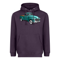 Plum western truck 34 view Heavyweight Hoodie - FaDigitalArtStudio