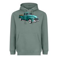 Sage western truck 34 view Heavyweight Hoodie - FaDigitalArtStudio