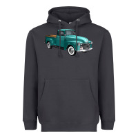Smoke western truck 34 view Heavyweight Hoodie - FaDigitalArtStudio