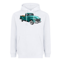 White western truck 34 view Heavyweight Hoodie - FaDigitalArtStudio