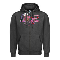 Charcoal Heather valentine's day nurse love Zipper Hoodie - RanaPortraitStore
