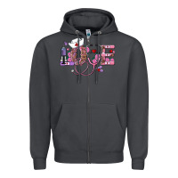 Smoke valentine's day nurse love Zipper Hoodie - RanaPortraitStore