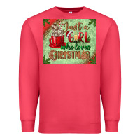 Cardinal just a girl who loves christmas mousepad Premium Sweatshirt - BundleAndBundleShop
