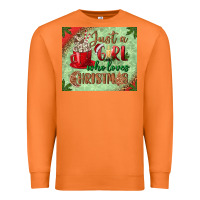 Carrot just a girl who loves christmas mousepad Premium Sweatshirt - BundleAndBundleShop