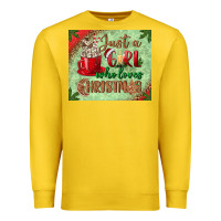 Lemon just a girl who loves christmas mousepad Premium Sweatshirt - BundleAndBundleShop