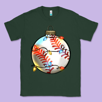 Classic Tee christmas baseball