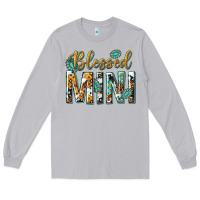 Moon Dust blessed mini with leopard and aztec Long Sleeve Tee - texasbilliewilder