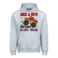 Just A Boy Who Loves Monster Trucks Urban Hoodie | Teevron