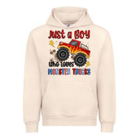 Sandshell just a boy who loves monster trucks Urban Hoodie - MaliasSmallBusiness