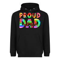 Black proud dad Heavyweight Hoodie - HRA Design Shop