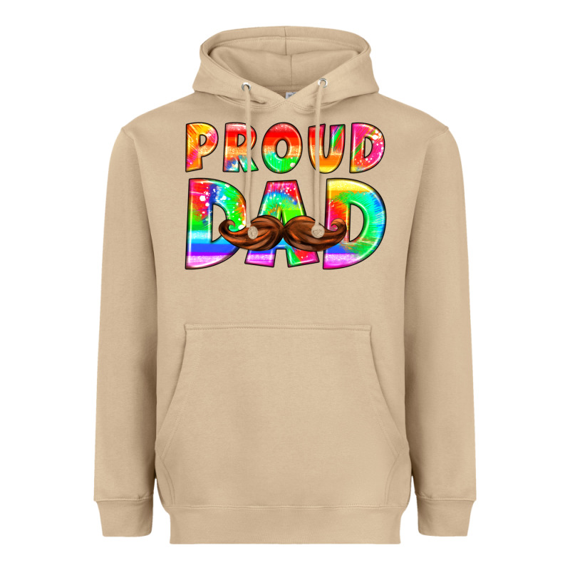 Proud Dad Heavyweight Hoodie by HRA Design Shop | Teevron