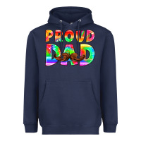 Navy proud dad Heavyweight Hoodie - HRA Design Shop