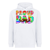 White proud dad Heavyweight Hoodie - HRA Design Shop