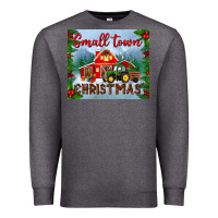 Charcoal Heather small town christmas mousepad Premium Sweatshirt - BundleAndBundleShop