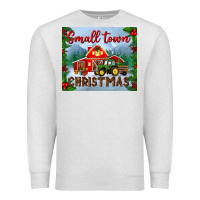 Oatmeal Heather small town christmas mousepad Premium Sweatshirt - BundleAndBundleShop