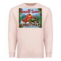 Pale Pink small town christmas mousepad Premium Sweatshirt - BundleAndBundleShop