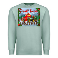 Seafoam small town christmas mousepad Premium Sweatshirt - BundleAndBundleShop