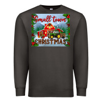 Smoke small town christmas mousepad Premium Sweatshirt - BundleAndBundleShop