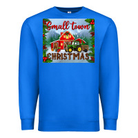 True Royal small town christmas mousepad Premium Sweatshirt - BundleAndBundleShop