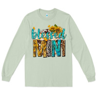 Matcha blessed mini with sunflowers Long Sleeve Tee - texasbilliewilder