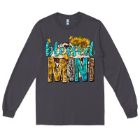 Smoke blessed mini with sunflowers Long Sleeve Tee - texasbilliewilder