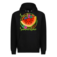Black sweet summertime watermelon Premium Hoodie - Jasminsmagicworld