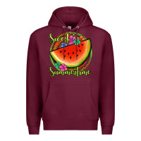 Burgundy sweet summertime watermelon Premium Hoodie - Jasminsmagicworld