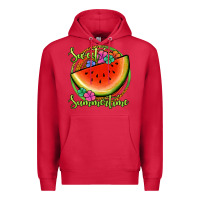 Cardinal sweet summertime watermelon Premium Hoodie - Jasminsmagicworld