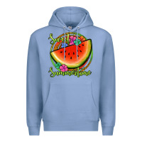 Colony Blue sweet summertime watermelon Premium Hoodie - Jasminsmagicworld