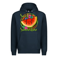 Navy sweet summertime watermelon Premium Hoodie - Jasminsmagicworld