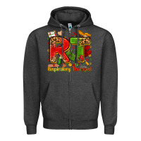 Charcoal Heather respiratory therapist juneteenth Zipper Hoodie - Zillion Design Studio