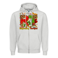 Dove Grey respiratory therapist juneteenth Zipper Hoodie - Zillion Design Studio